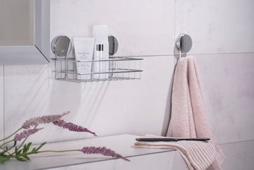 WENKO Wandboard Osimo, Badezimmer-Ablage, Befestigen ohne bohren