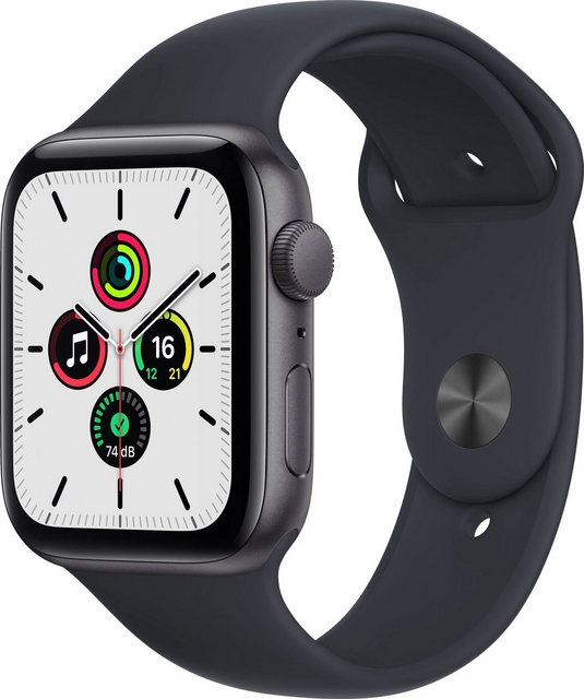 Apple Watch SE GPS, 44 mm Smartwatch (4,52 cm/1,78 Zoll, Watch OS 7)