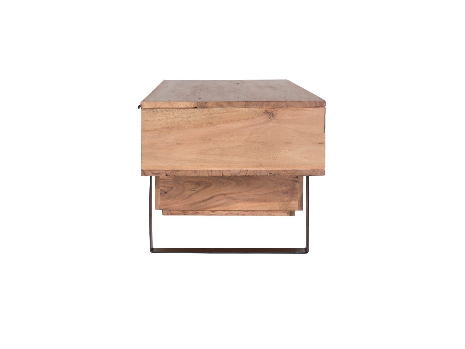 massivum Lowboard TV-Bank Auckland Akazie 1 Schub (1 St)