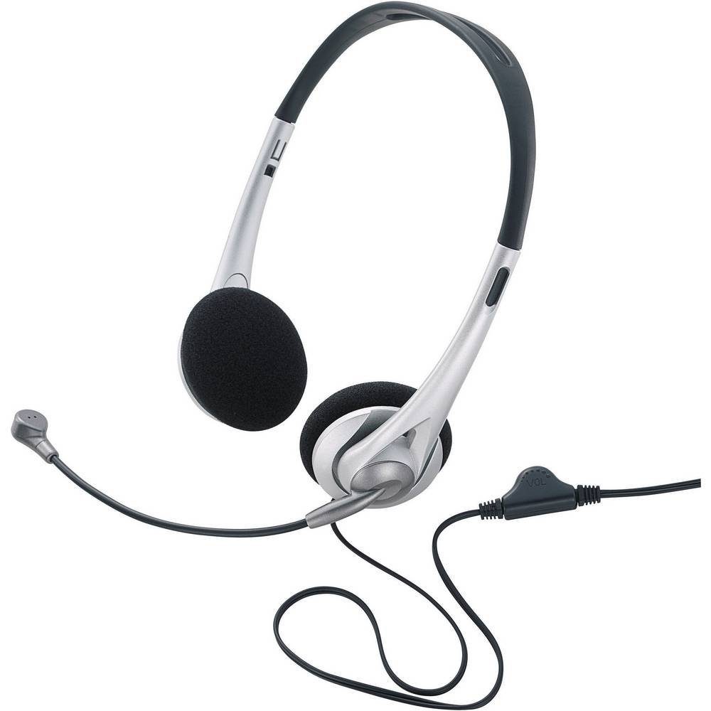 Basetech Stereo-Headset Kopfhörer (Lautstärkeregelung, Faltbar) | Kopfhörer