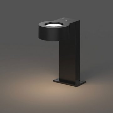VBLED LED Pollerleuchte 8W LED-Pollerleuchte schwarz 30 cm, LED fest integriert