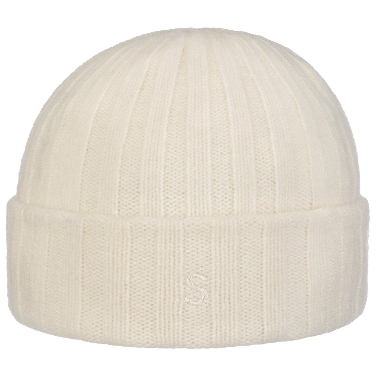 Stetson Strickmütze (1-St) Rippmütze mit Umschlag