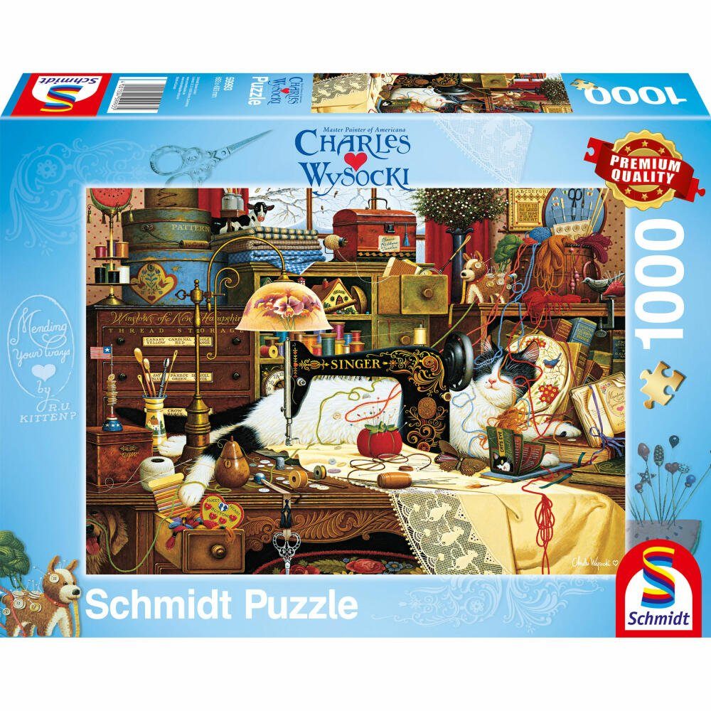 Schmidt Spiele Puzzle Maggie, 1000 Puzzleteile