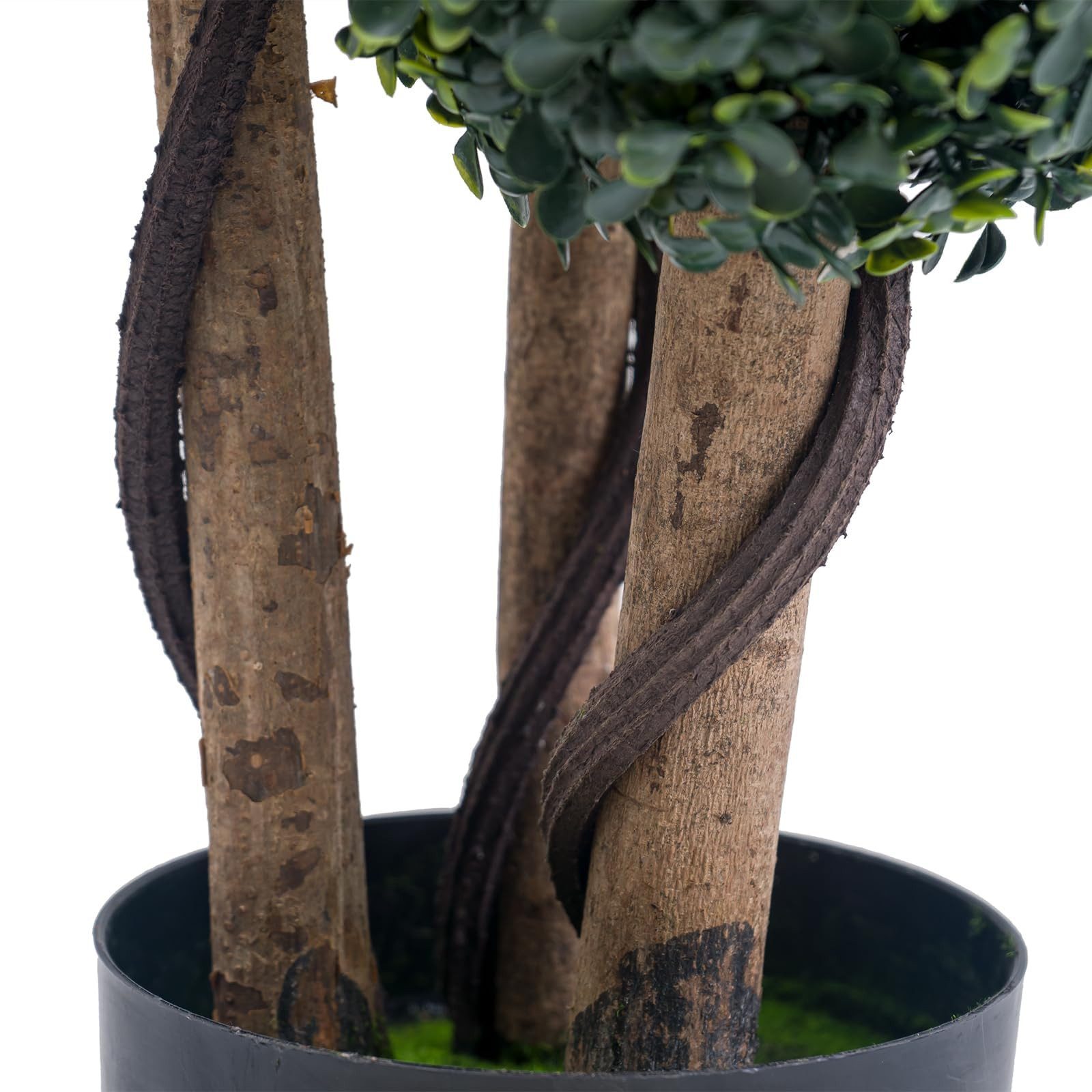 Kunstbaum 1 Stück Topiary Bäume Künstliche Outdoor 35" Mailand Gras Bäume, GarveeMore – Bild 3 von 5