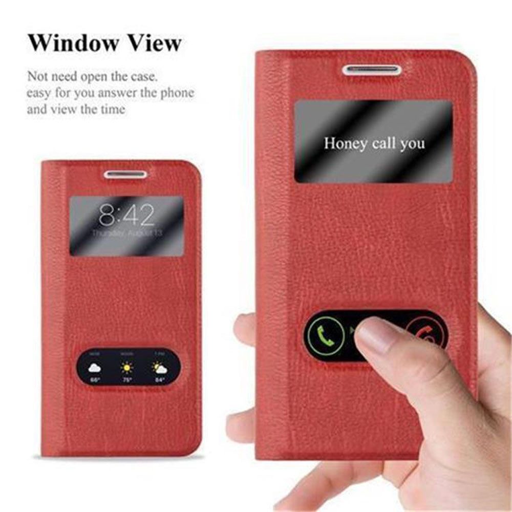 Cadorabo Handyhülle für Samsung Galaxy S4 Hülle Samsung Galaxy S4, Klappbare Handy Schutzhülle - Hülle - mit Standfunktion und Kartenfach