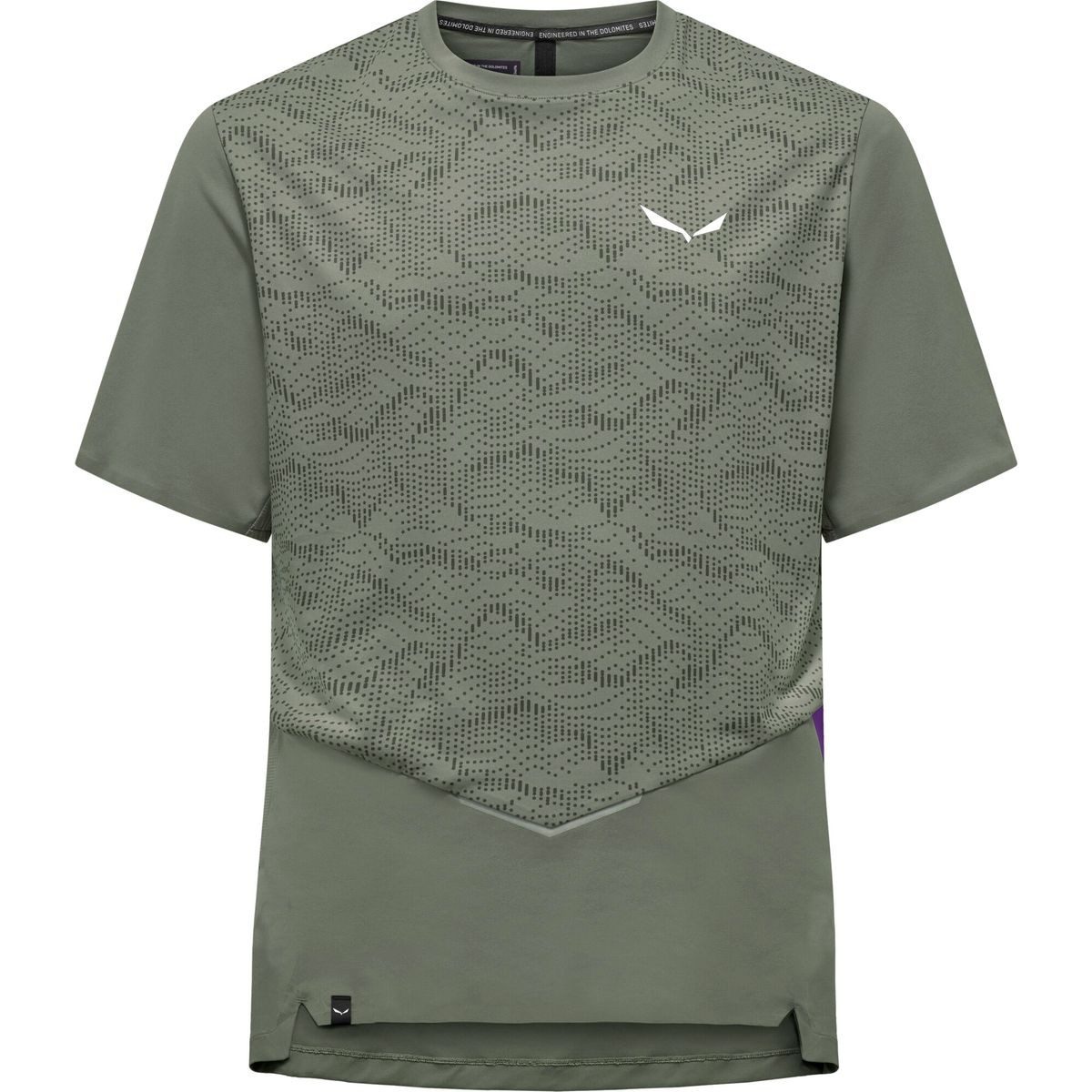 Salewa Kurzarmshirt Pedroc Tech Dry'ton T-shirt M Athletisches Herren-T-Shirt mit exzellentem Feuchtigkeitsmanagement