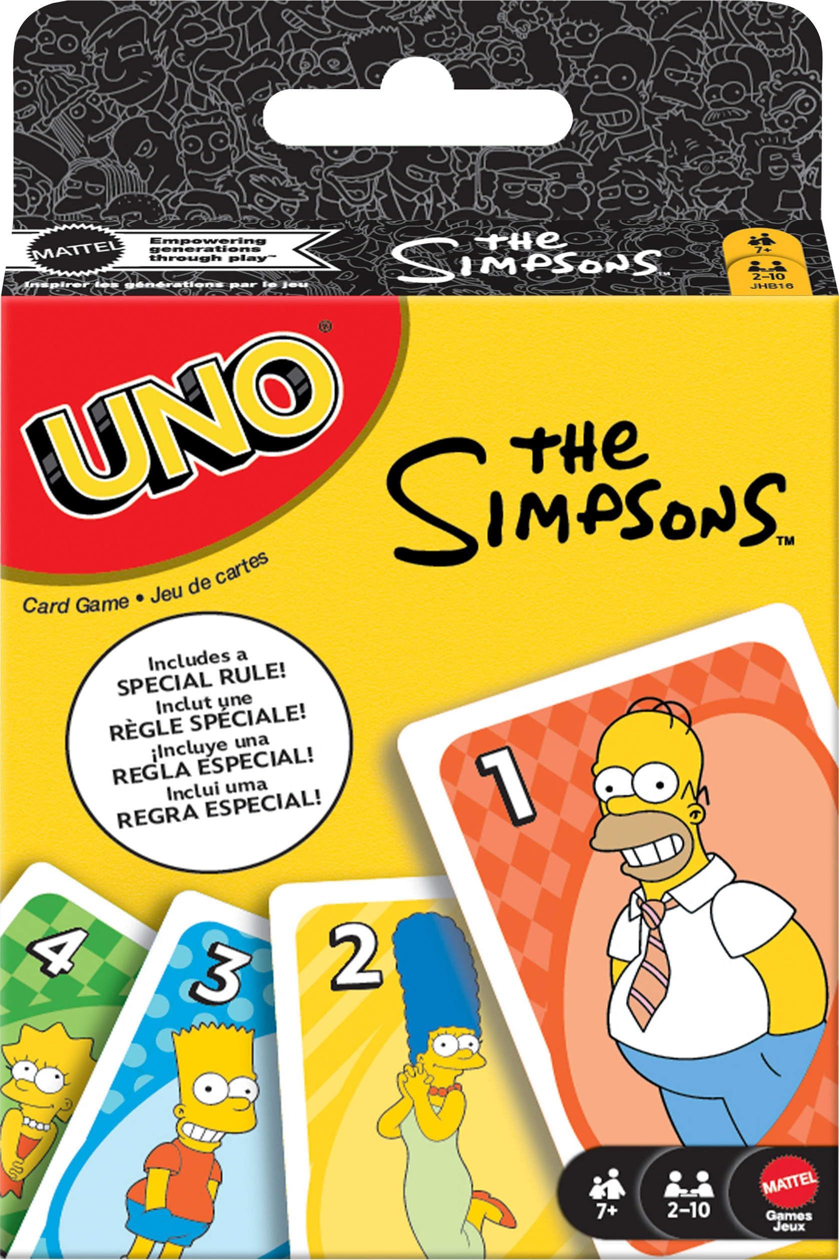 Mattel® Spiel UNO The Simpsons, UNO The Simpsons