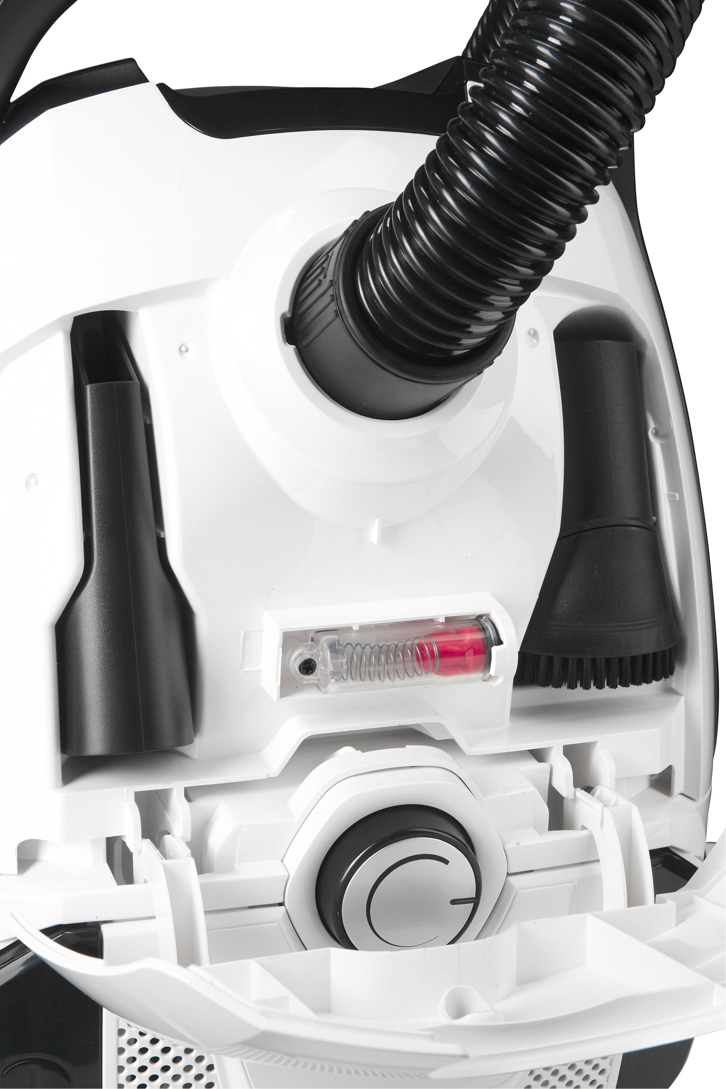 Hanseatic Bodenstaubsauger HBVC80012WMC, super silence, höhenverstellbares Saugrohr, 800 W, mit Beutel, sehr großer 12m Aktionsradius, elektronische Saugkraftregulierung