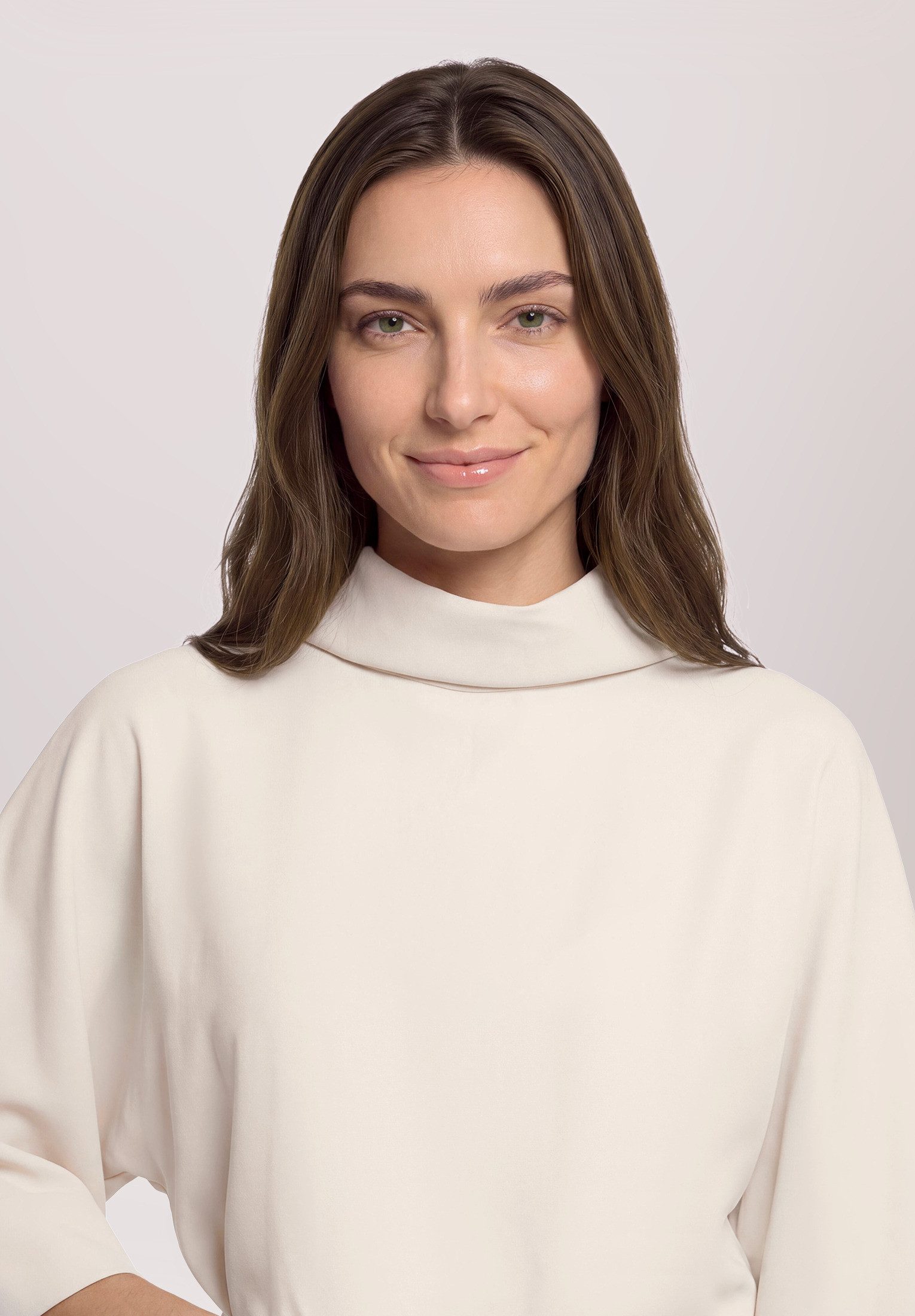 Vera Mont Schlupfbluse Damen mit Bindegürtel