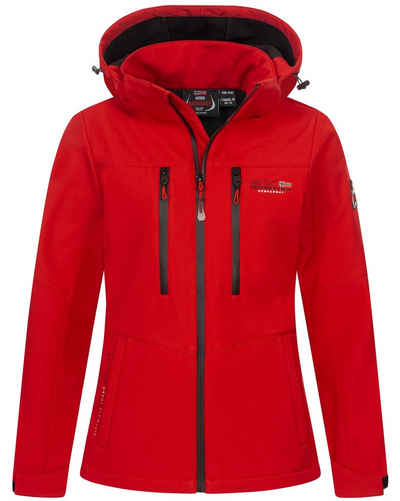 Geographical Norway Softshelljacke Damen Frühlings Jacke Softshell Jacke Outdoor Regen Übergangs Jacke