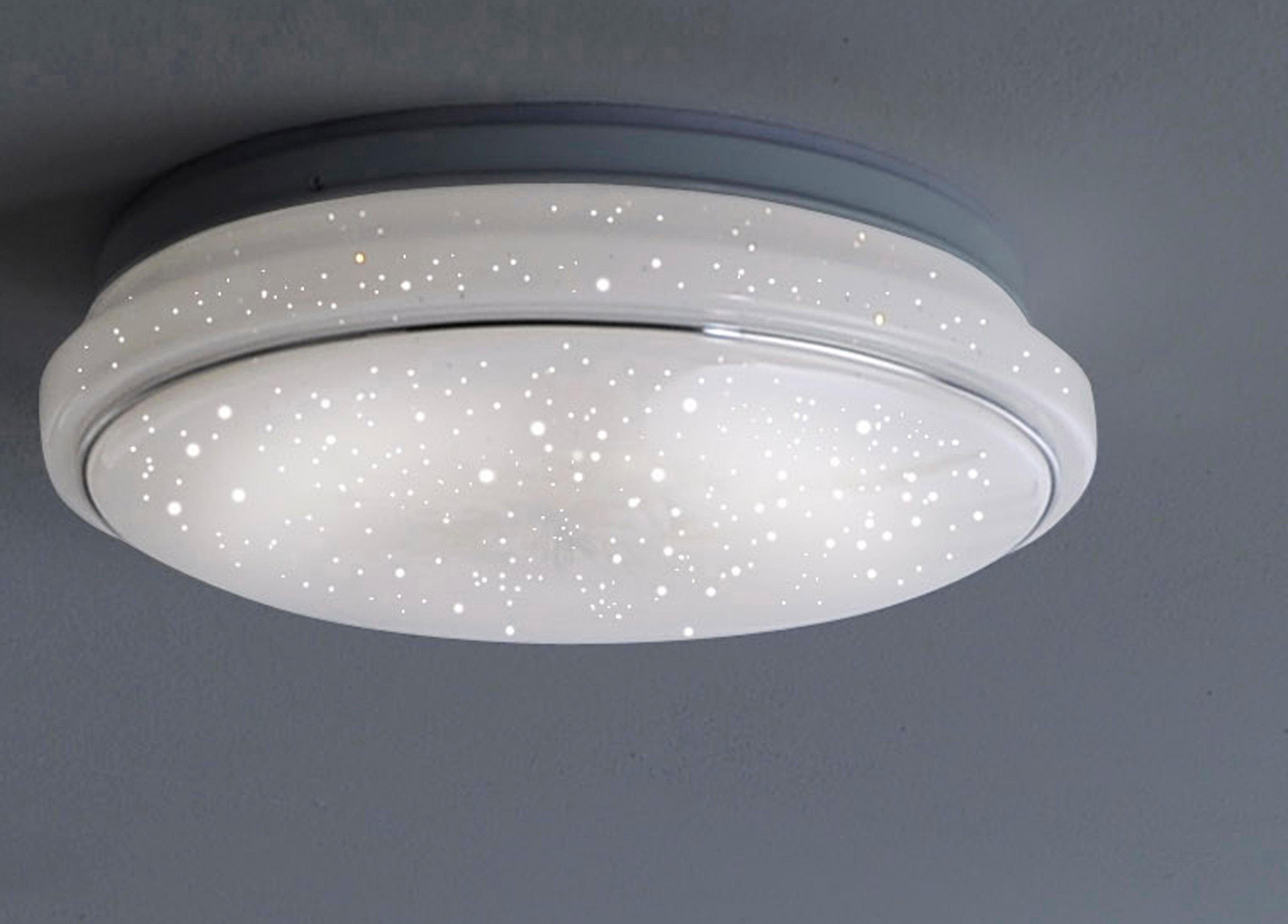 JUST LIGHT Deckenleuchte JUPITER, Dimmfunktion, Memoryfunktion, mehrere Helligkeitsstufen, LED fest integriert, Neutralweiß, Tageslichtweiß, Warmweiß, 3-Stufen CCT - Farbtemperaturregelung (3000K/4000K/5000K)