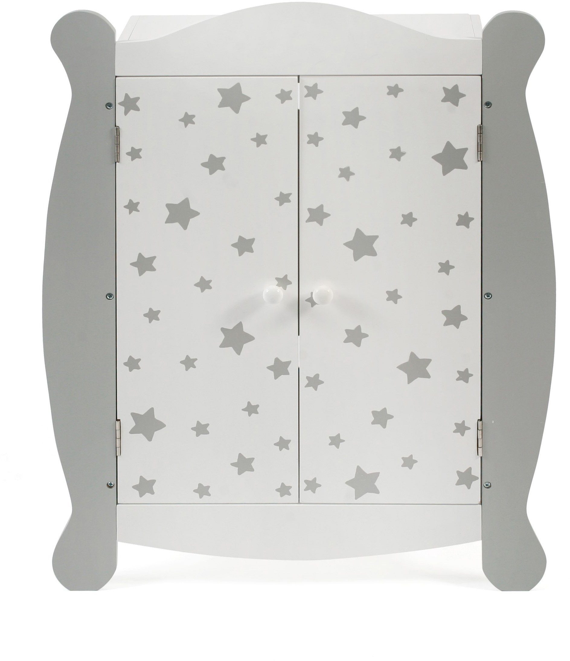 CHIC2000 Puppenkleiderschrank Stars Grau günstig online kaufen