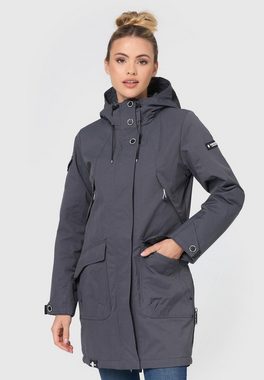 Navahoo Outdoorjacke Pfefferschote moderne Damen Übergangsjacke mit Kapuze