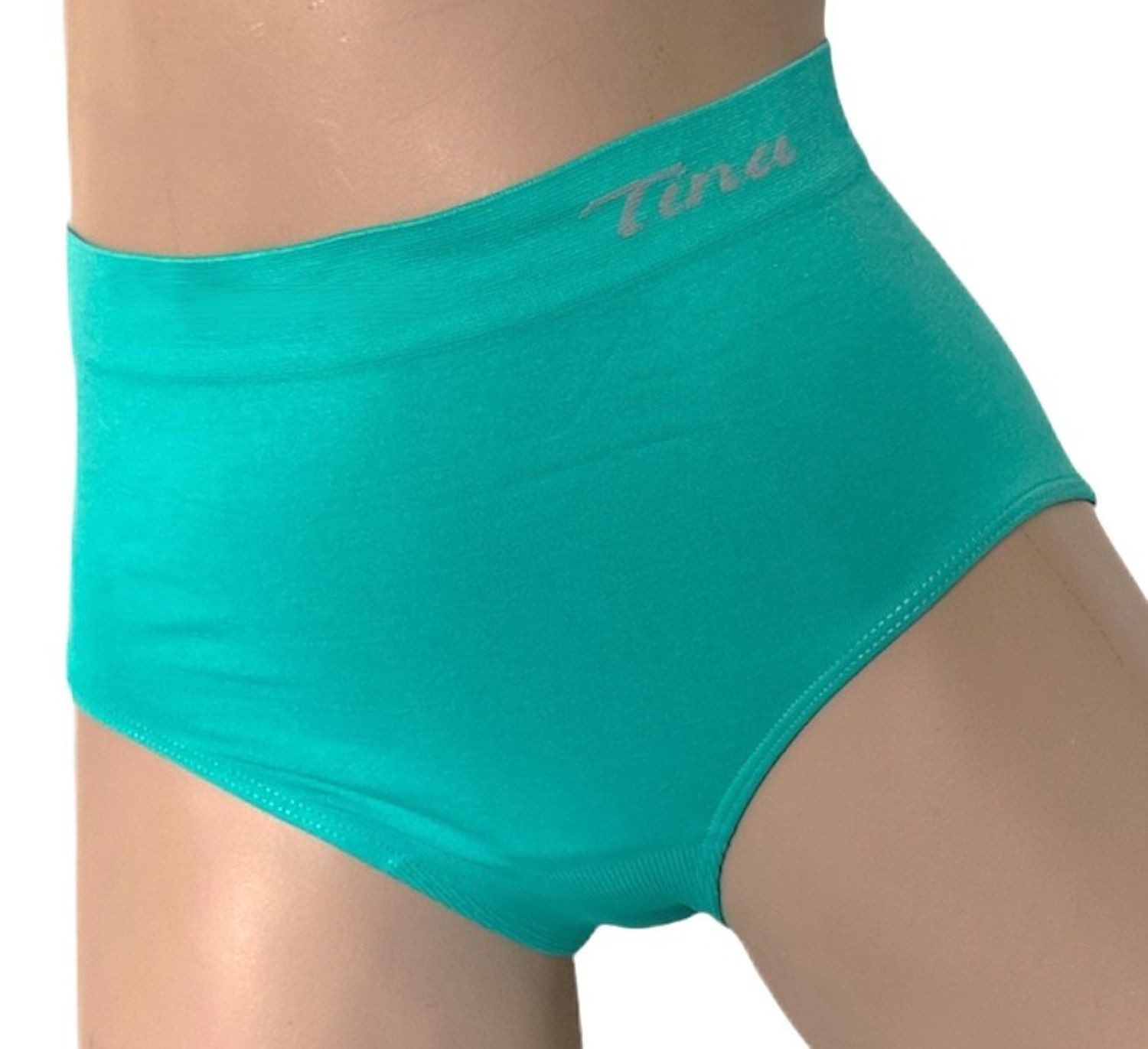 Dekker Taillenslip Damenslip "Tina" Seamless ohne Nähte super elastisch (Packung, 3er Pack) mit Logoschriftzug am Wäschebund