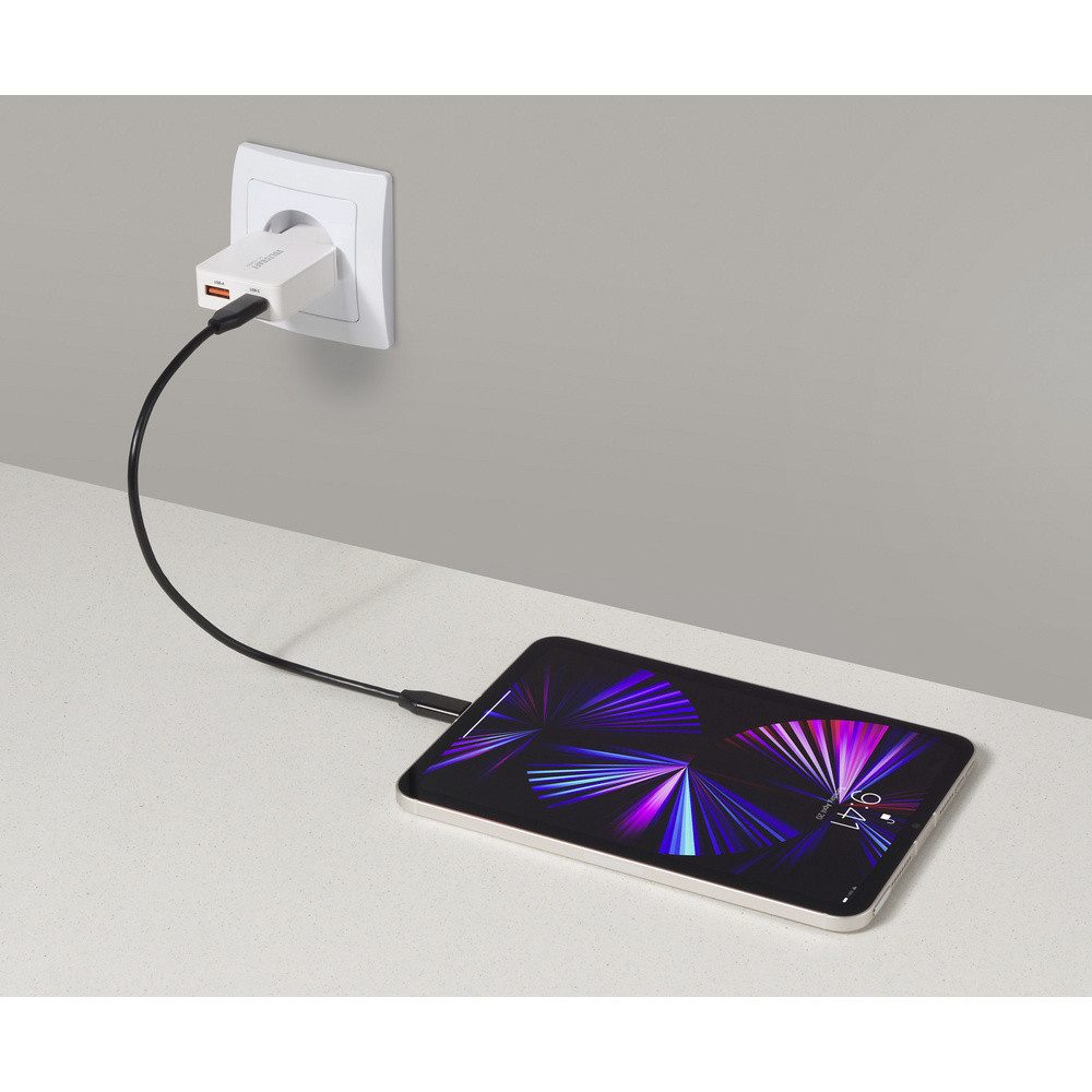 VOLTCRAFT VOLTCRAFT UC-1C1A45W01 USB Ladegerät 45 W 1x USB-A, 1x USB-C® Fast Cha USB-Ladegerät (UC-1C1A45W01)