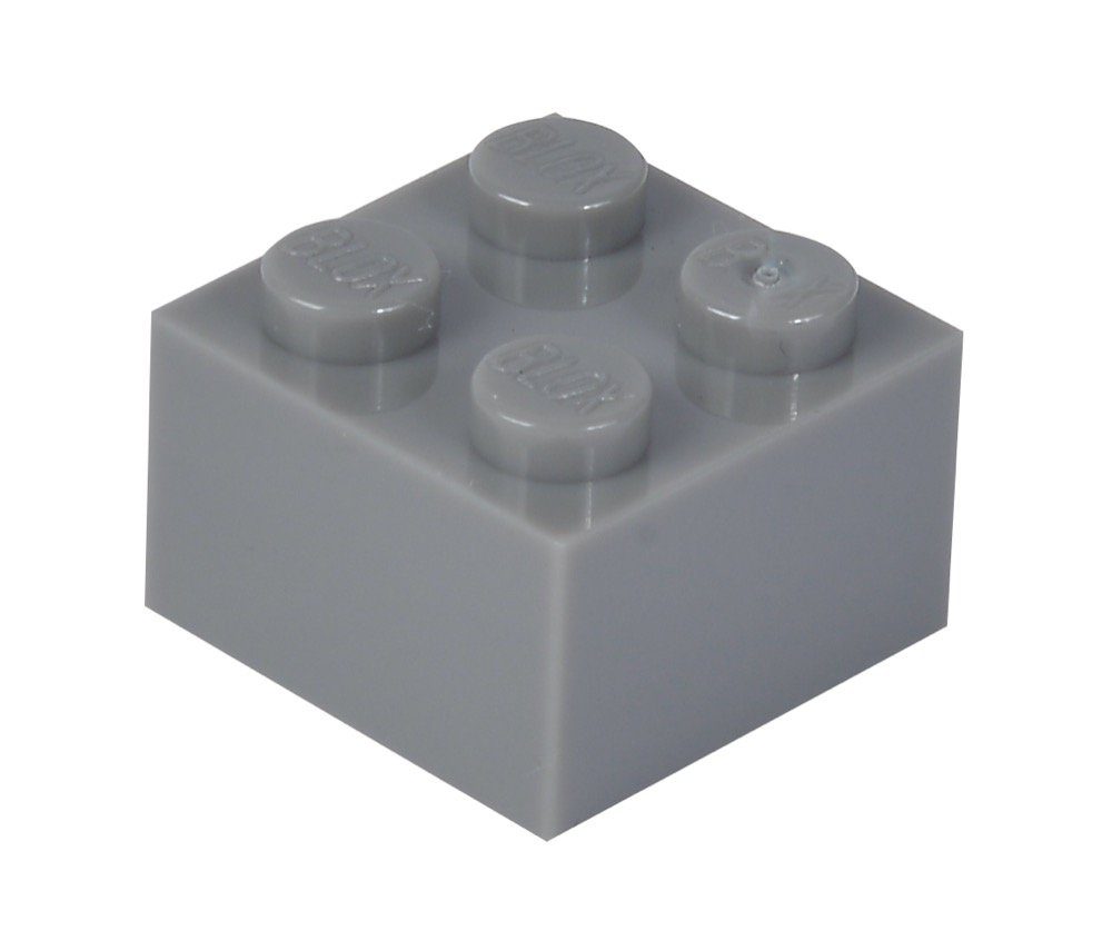 SIMBA Konstruktionsspielzeug Blox 100 Teile 4er grau 104114534 Spielbausteine