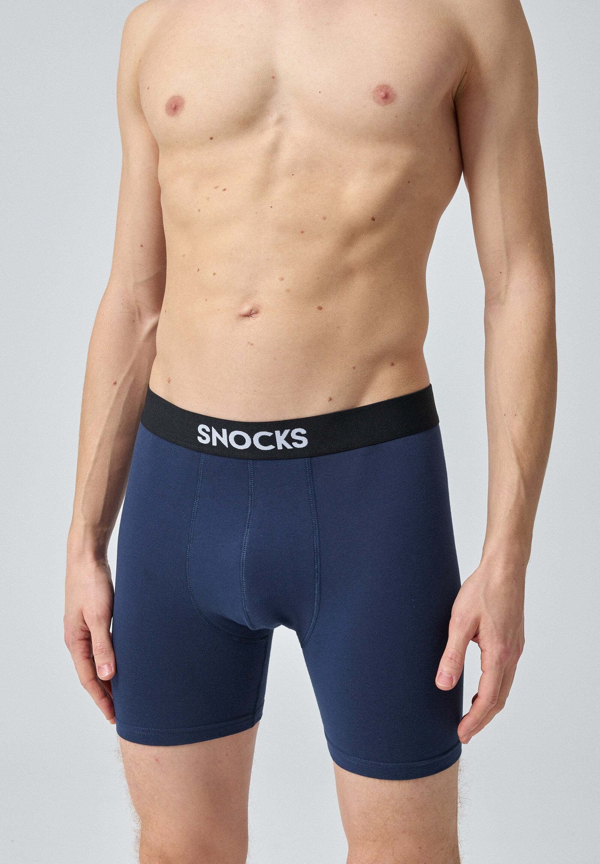 SNOCKS Boxershorts Enge Unterhosen mit längerem Bein Herren Männer (6-St) a günstig online kaufen