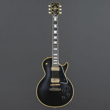 Gibson E-Gitarre, 1957 Les Paul Custom 2PU VOS Ebony #73699 - Custom E-Gitarre