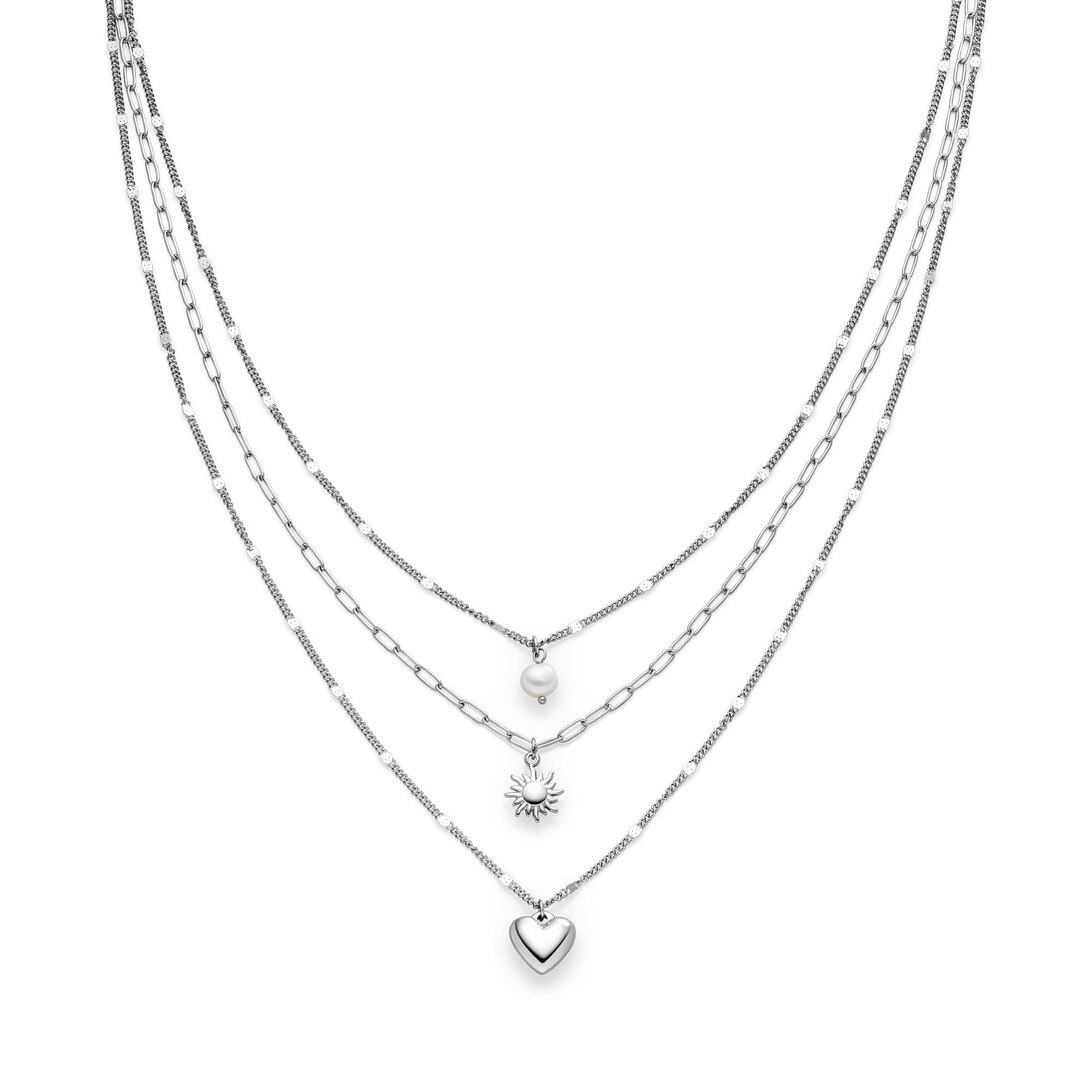 s.Oliver Kette mit Anhänger Summer Charms Edelstahl