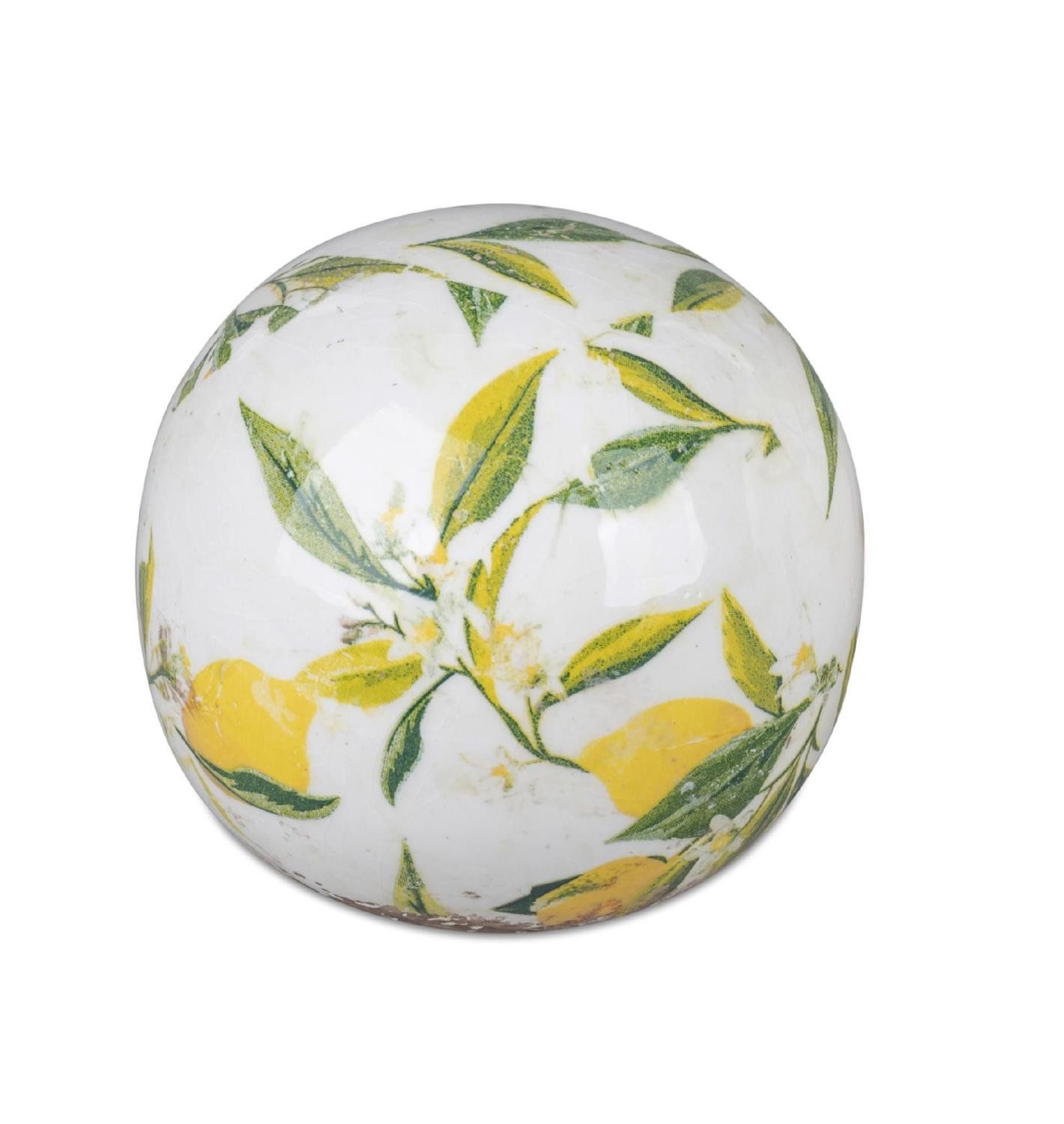 formano Skulptur Vintage, Farbe: Weiß, Motiv: Zitronen günstig online kaufen