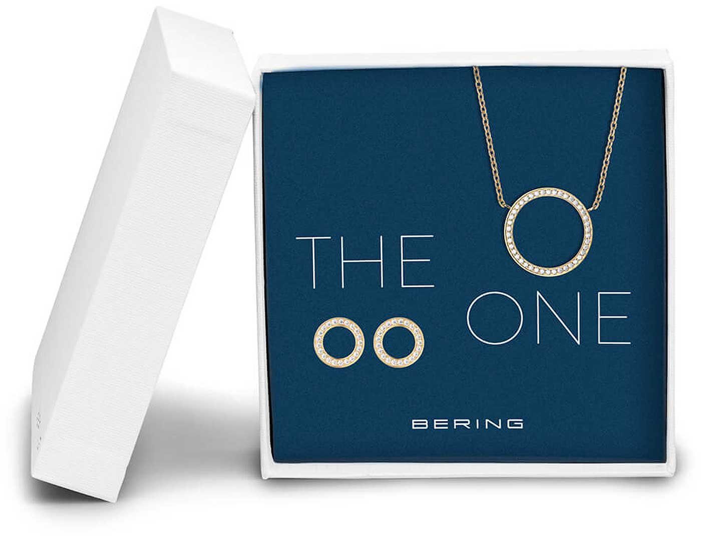 Bering Ювелирные изделияset Set Halksette mit Anhänger und Ohrstecker - Bering Jewelry