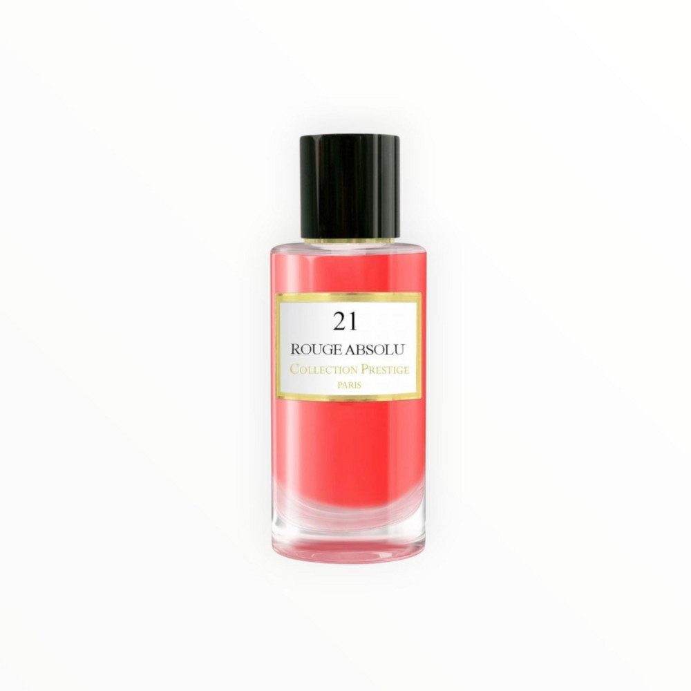 Collection Prestige Extrait Parfum Rouge Absolue N°21 Damenduft mit sinnlicher Wärme und eleganter Note, Lebendige Komposition aus Beeren, Mandarine und Moschus