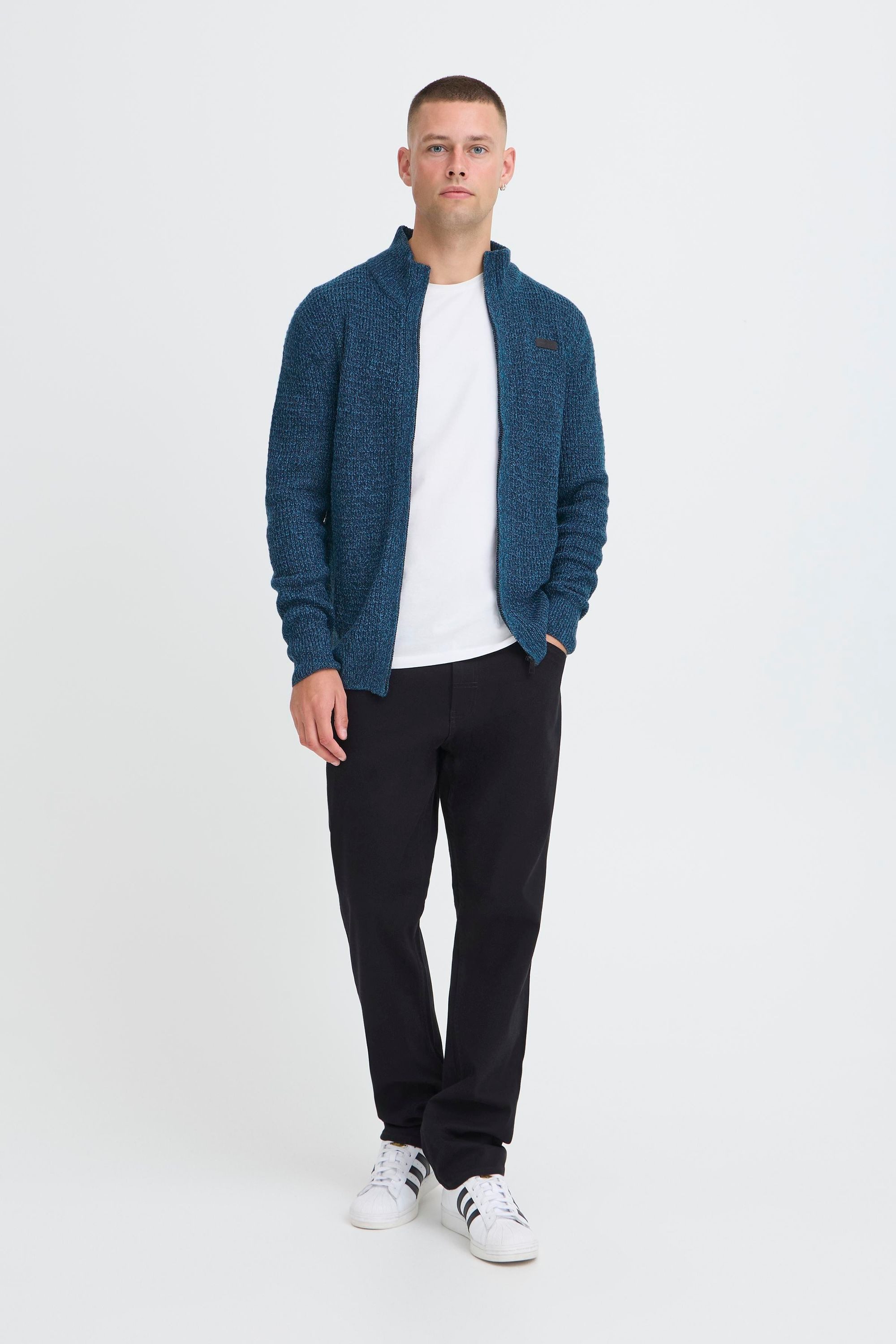 Blend Strickjacke BHPattix Stilvolle Strickjacke mit Stehkragen