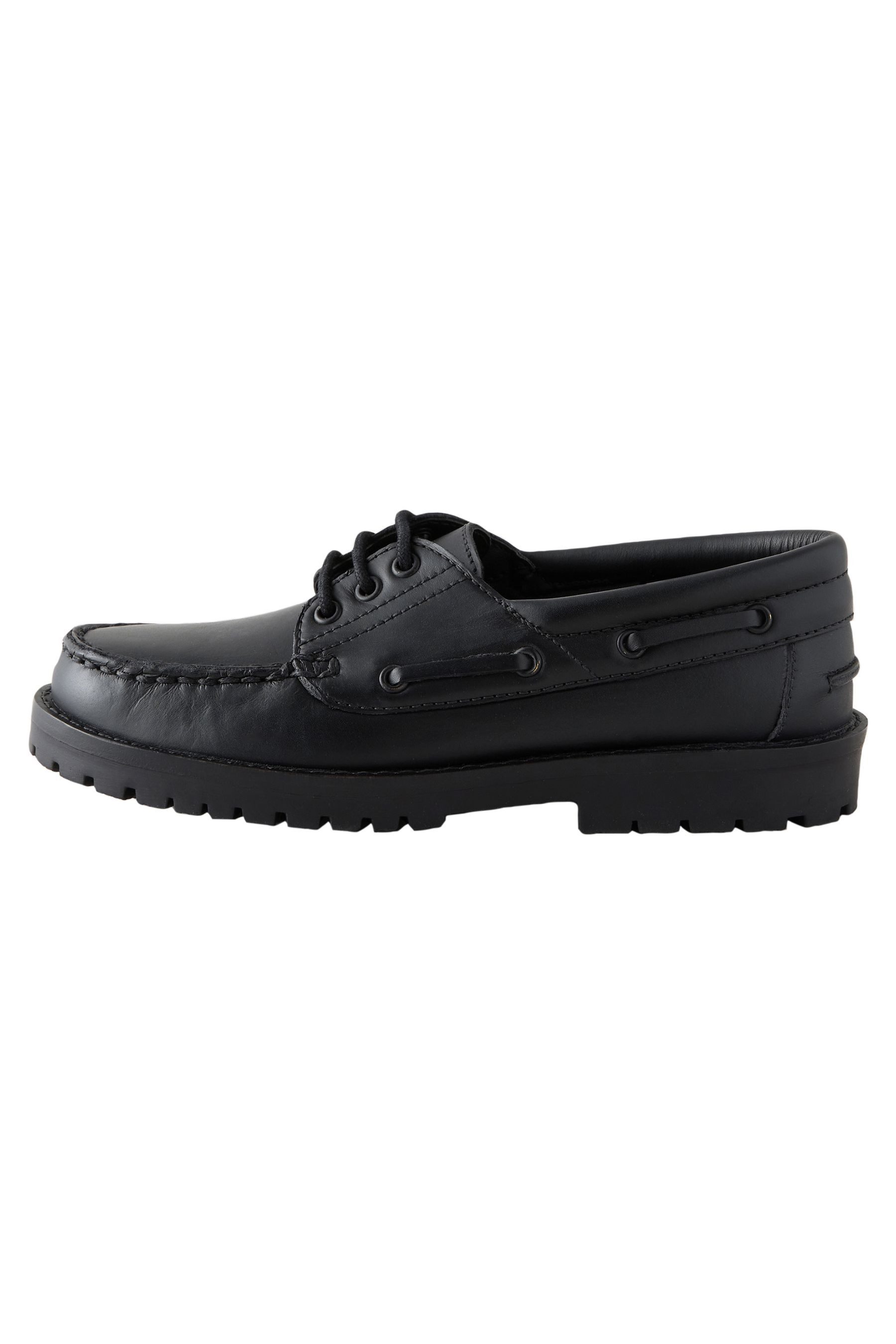 Next Leder-Bootsschuhe mit derber Profilsohle Segelschuh (1-tlg)