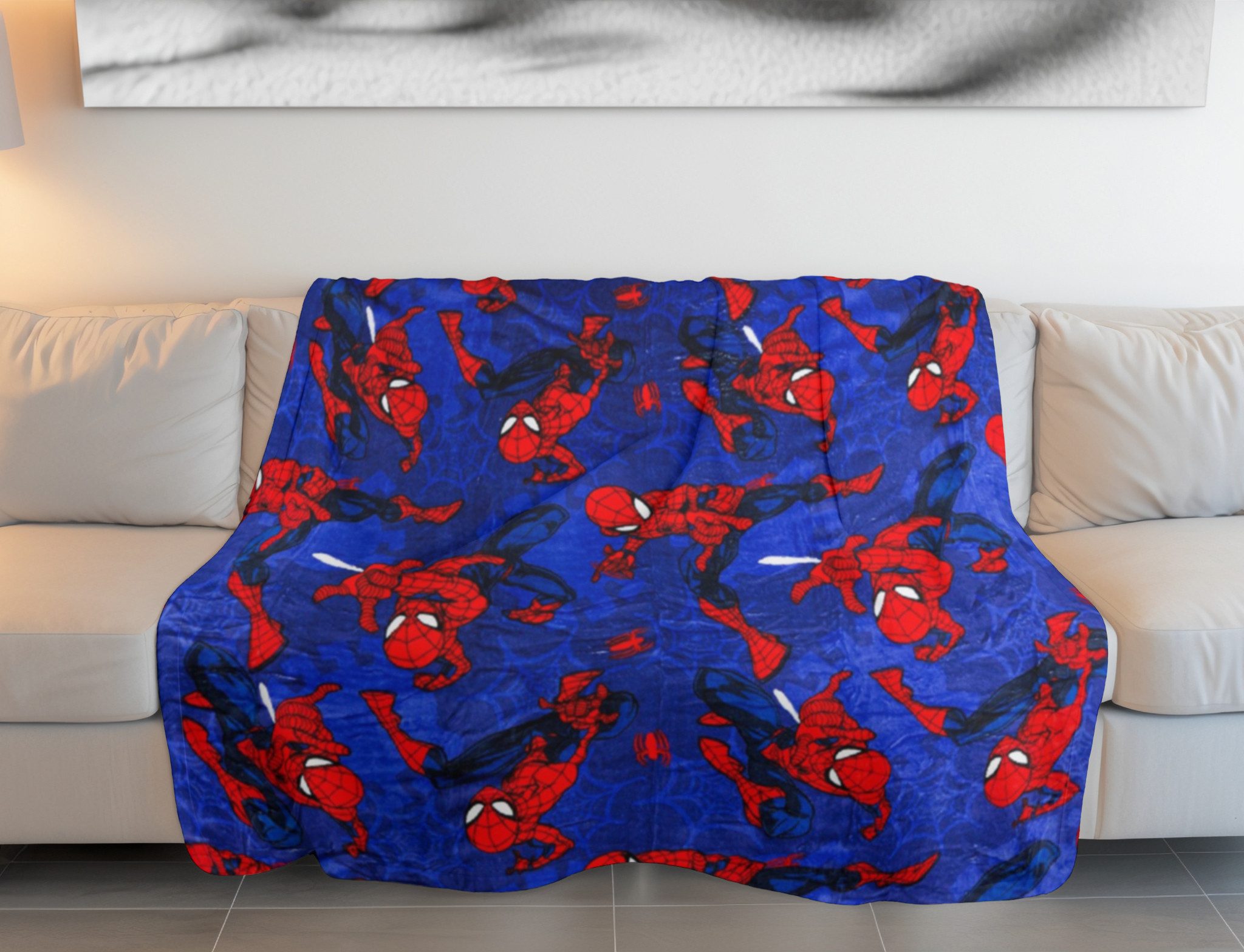 Wohndecke Wohndecke – Weiches & leichtes Decke für Bett & Sofa (110x150 cm), Spiderman