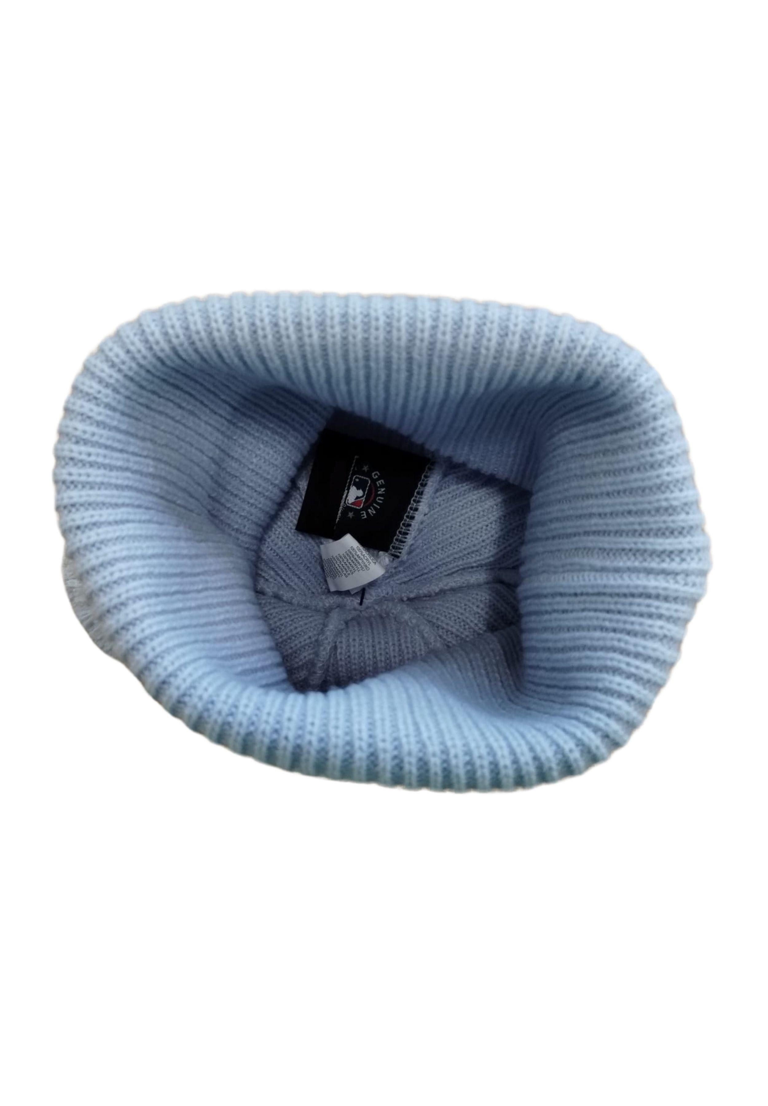 New Era Bommelmütze New York Yankees MLB Double Pom Cuff Knit Blau Bommelmütze für Kinder (1-St)
