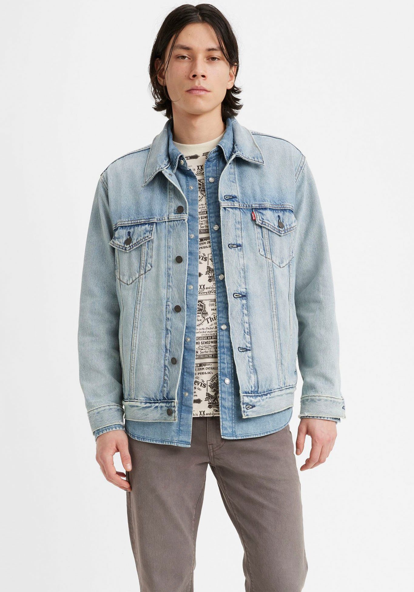 huron FIT NEW RELAXED TRUCK Levi's® Jeansjacke waves