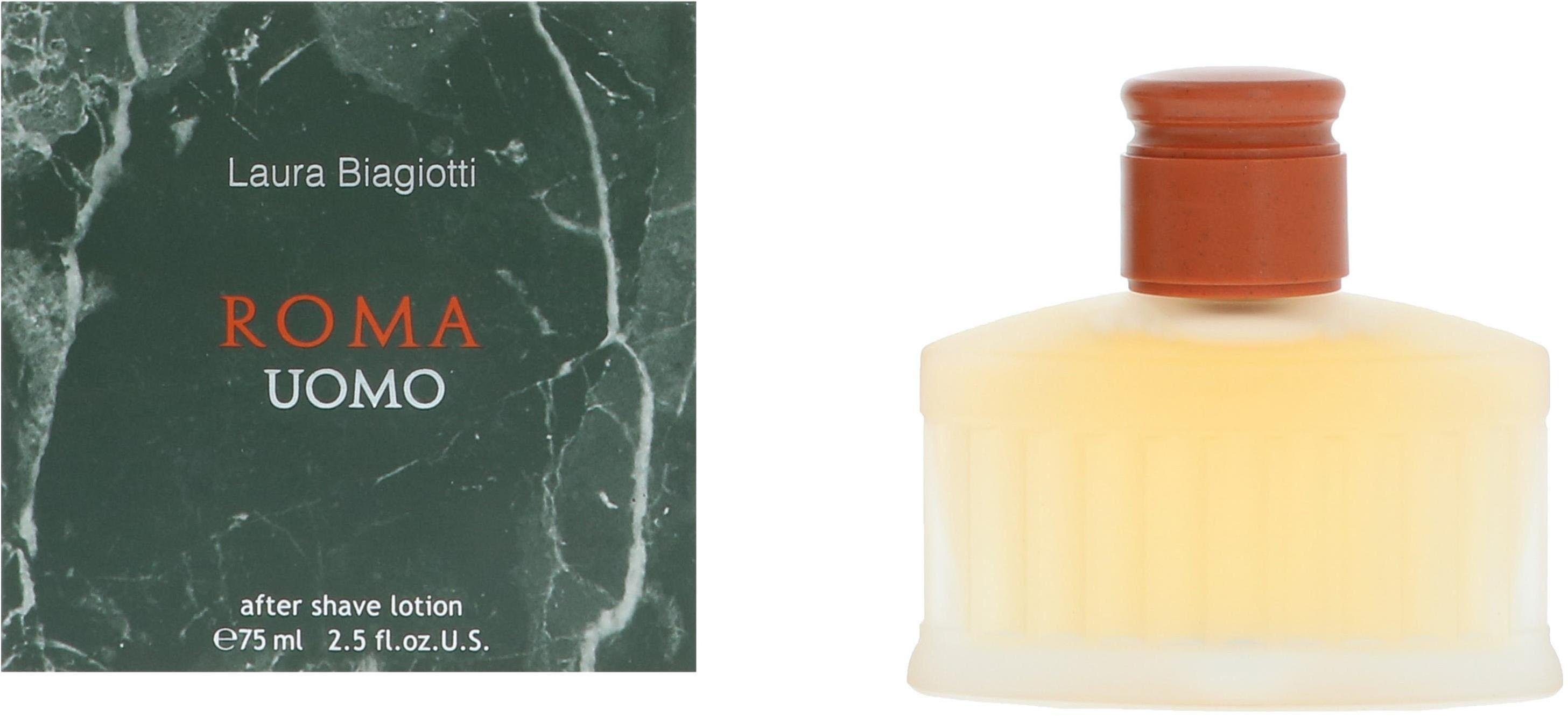 Laura Biagiotti After-Shave Roma Uomo, mit sinnlicher Eleganz