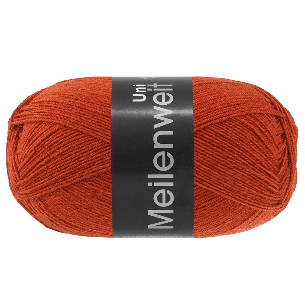 LANA GROSSA MEILENWEIT 100 g UNI Häkelwolle, 420 m (4-fach Sockenwolle in 25 Uni-Farben), 100 g