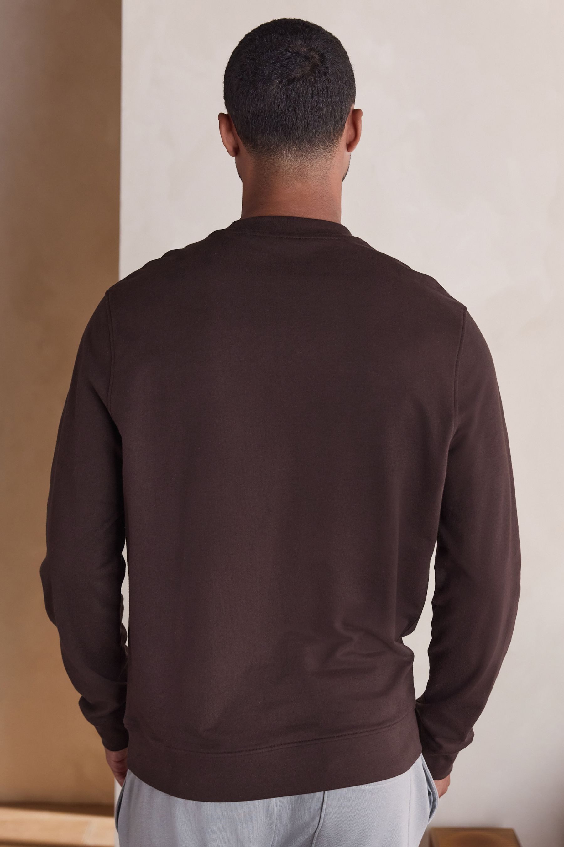 Next Sweatshirt Leichtes Sweatshirt mit Rundhalsausschnitt günstig online kaufen