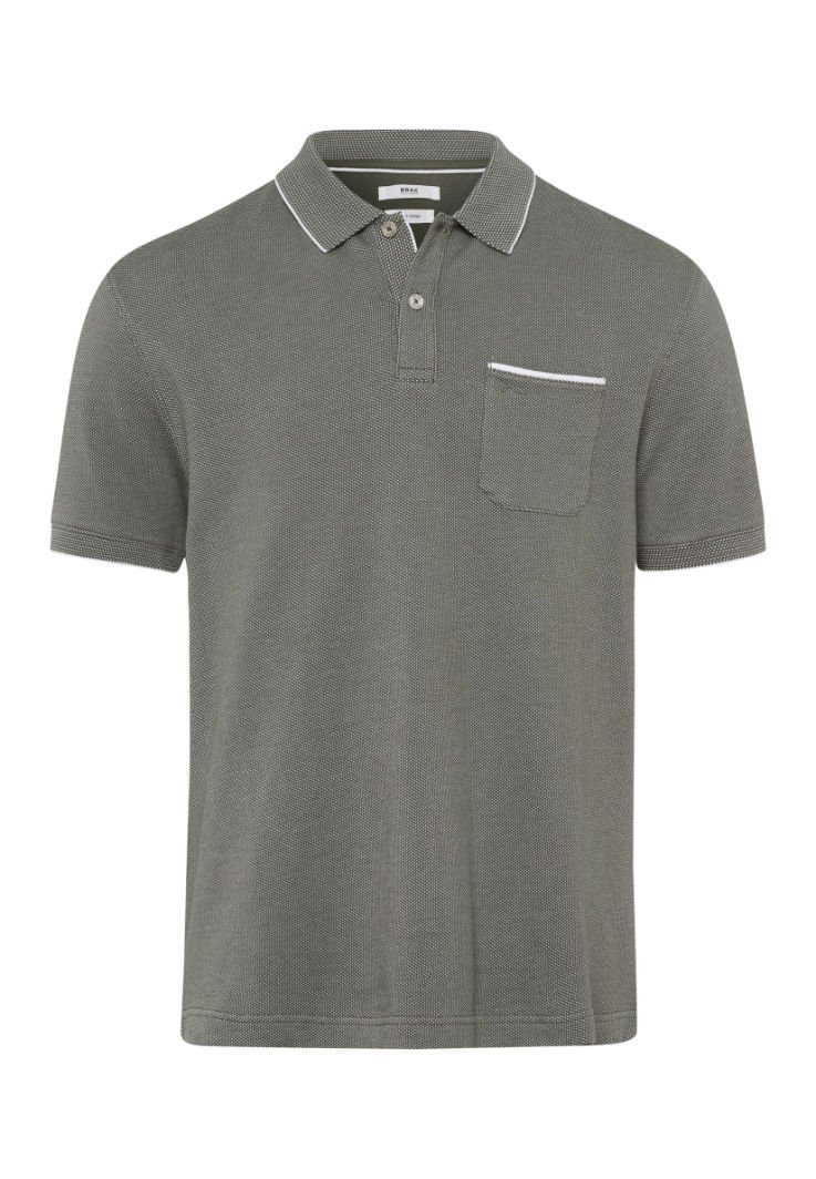 PADDY Brax Poloshirt Style olivgrün