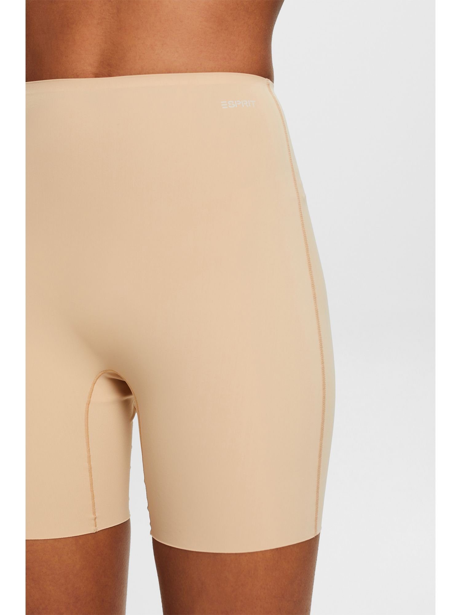 Shorts dezentem BEIGE Hipster DUSTY Recycelt: Shaping-Effekt Esprit mit