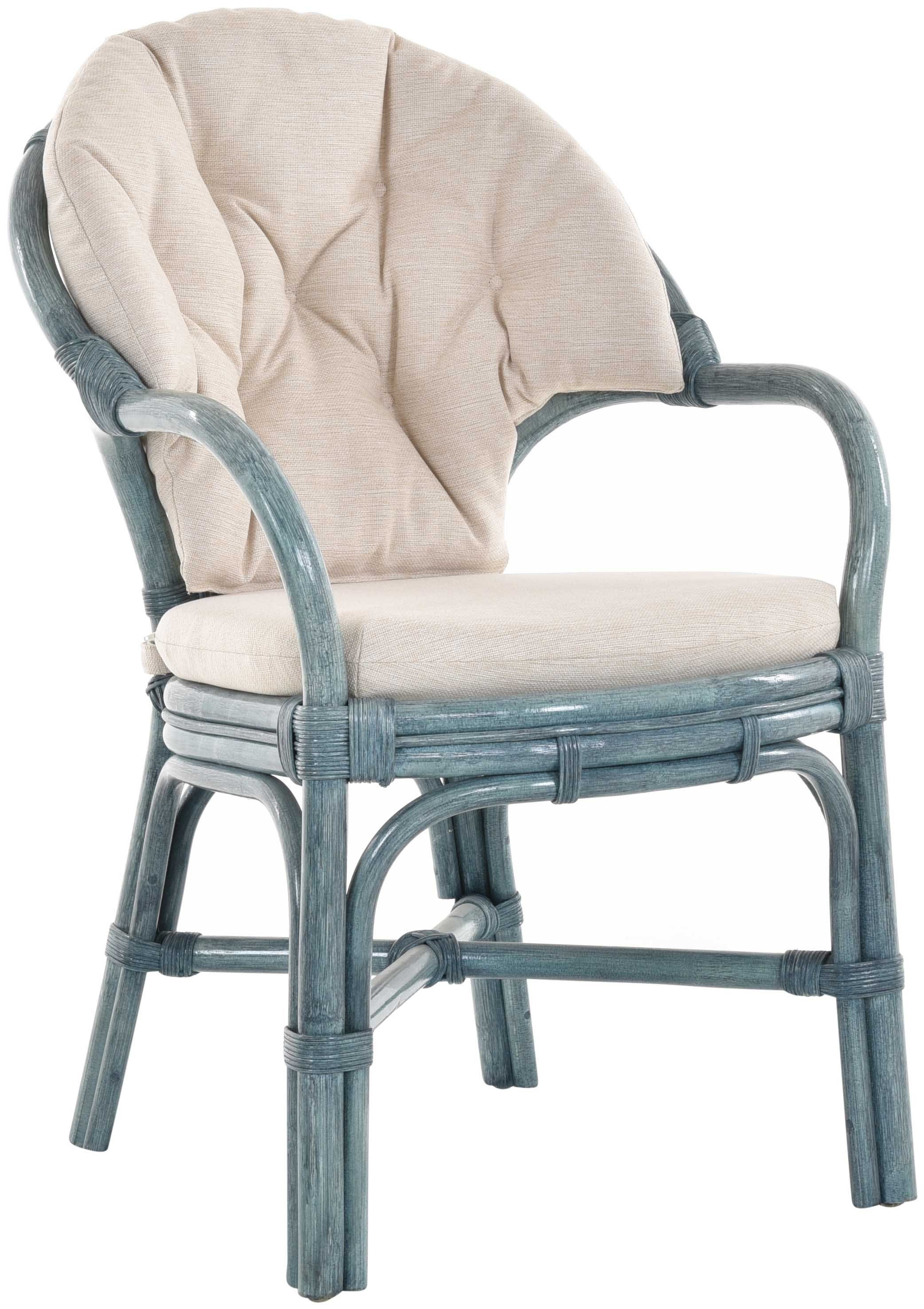 Krines Home Armlehnstuhl Klassischer Korbsessel Rattansessel günstig online kaufen