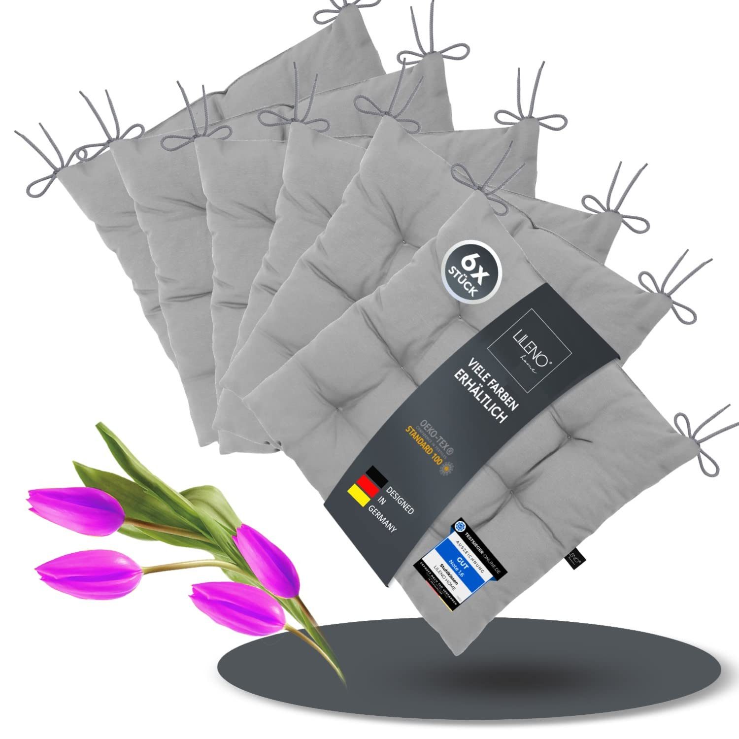 LILENO HOME Stuhlkissen Sitzkissen für Gartenstuhl, günstig online kaufen