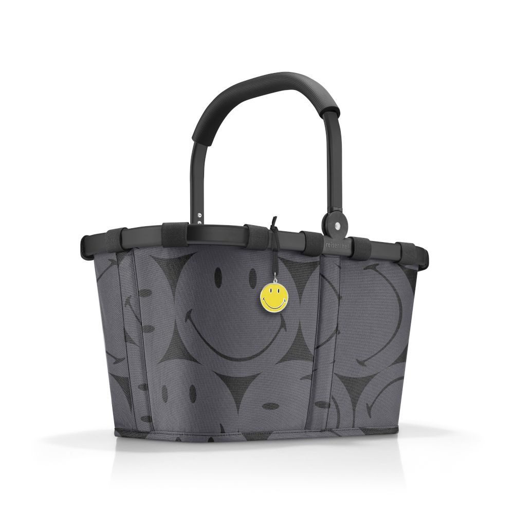 REISENTHEL® Einkaufskorb reisenthel Einkaufskorb carrybag smiley ® grey BK7085 schwarz grau gel