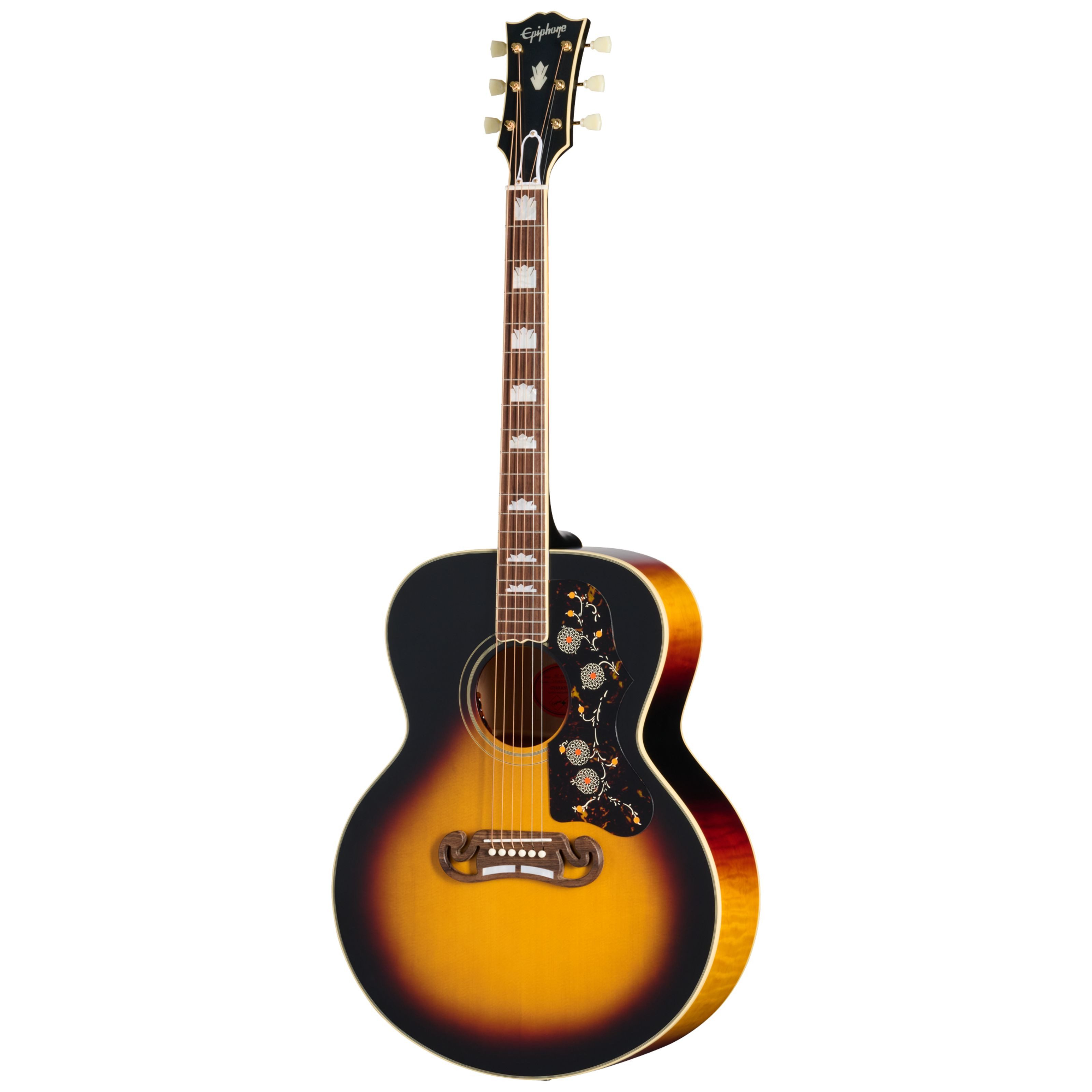 Epiphone Westerngitarre, Westerngitarren, Jumbo Gitarren, 1957 SJ-200 Reissue Vintage Sunburst - Westerngitarre