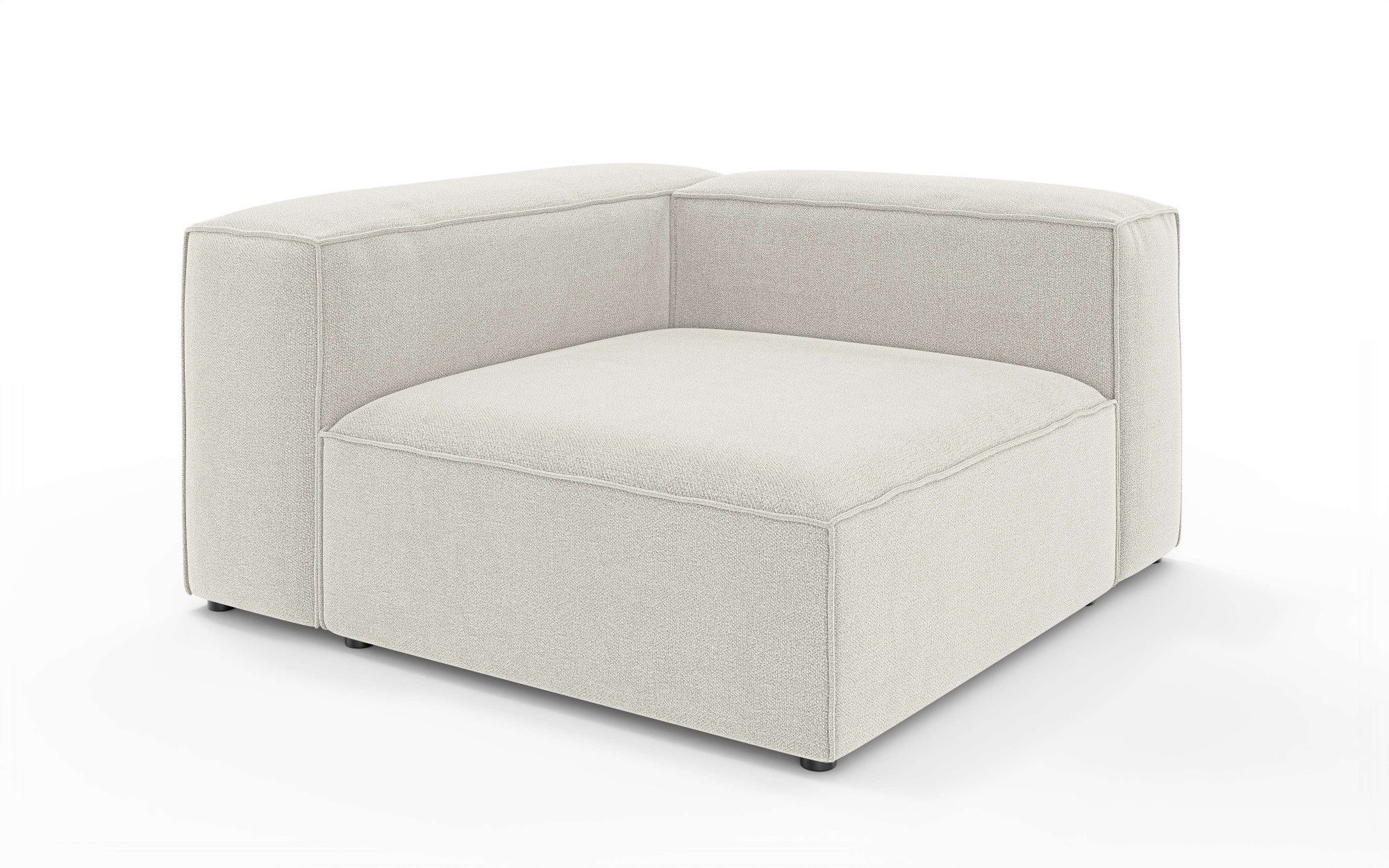 OTTO home Ottomane HAILY links/rechts bestellbar, Loungemöbel, Maße B/T/H: 130/130/72 cm, als Modul oder separat verwendbar, für individuelle Zusammenstellung