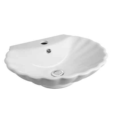 NEG Aufsatzwaschbecken »NEG Aufsatz-Waschbecken Uno38A (Muschel-Form/oval)«