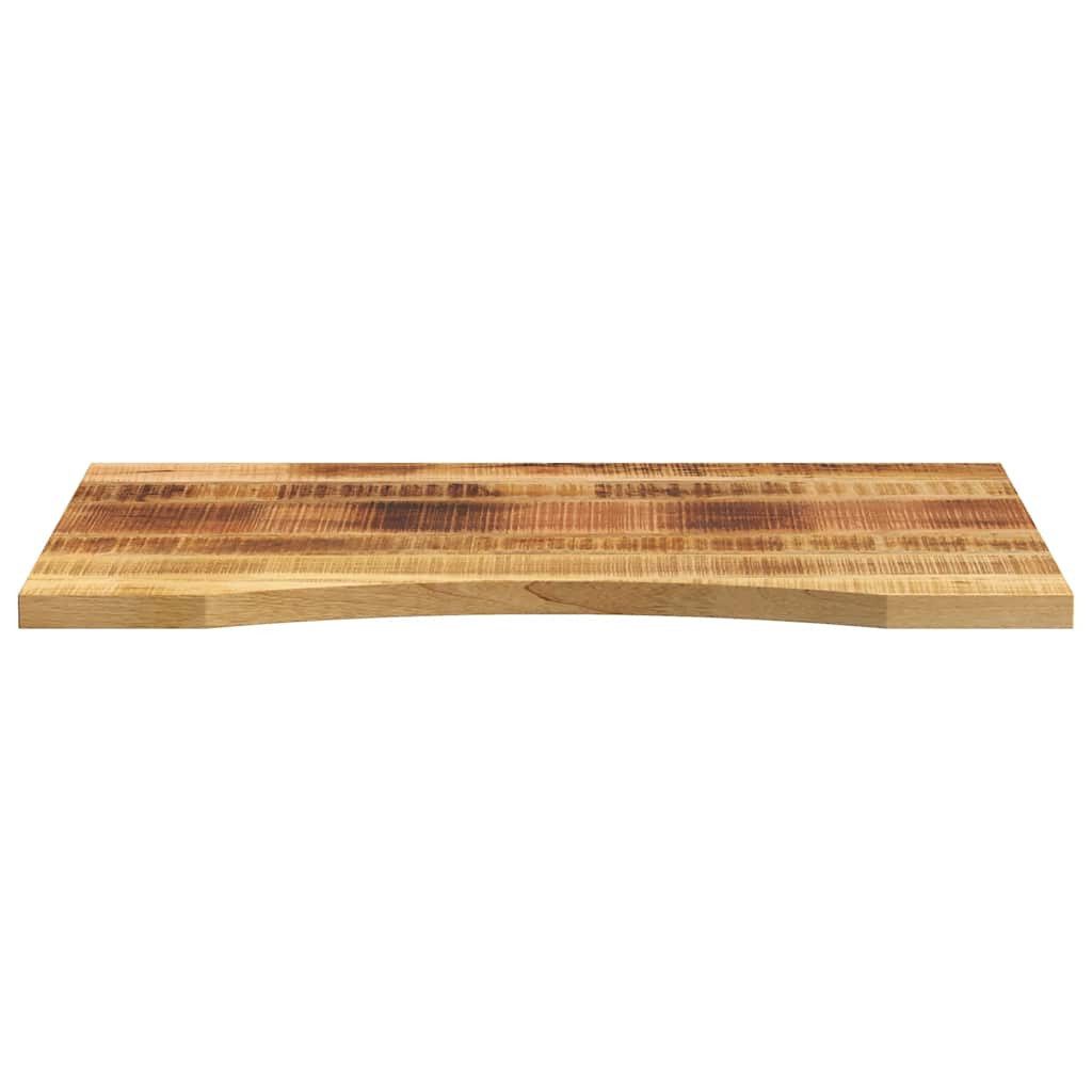 vidaXL Tischplatte Schreibtischplatte mit Aussparung 80x50x2,5 cm Massivholz