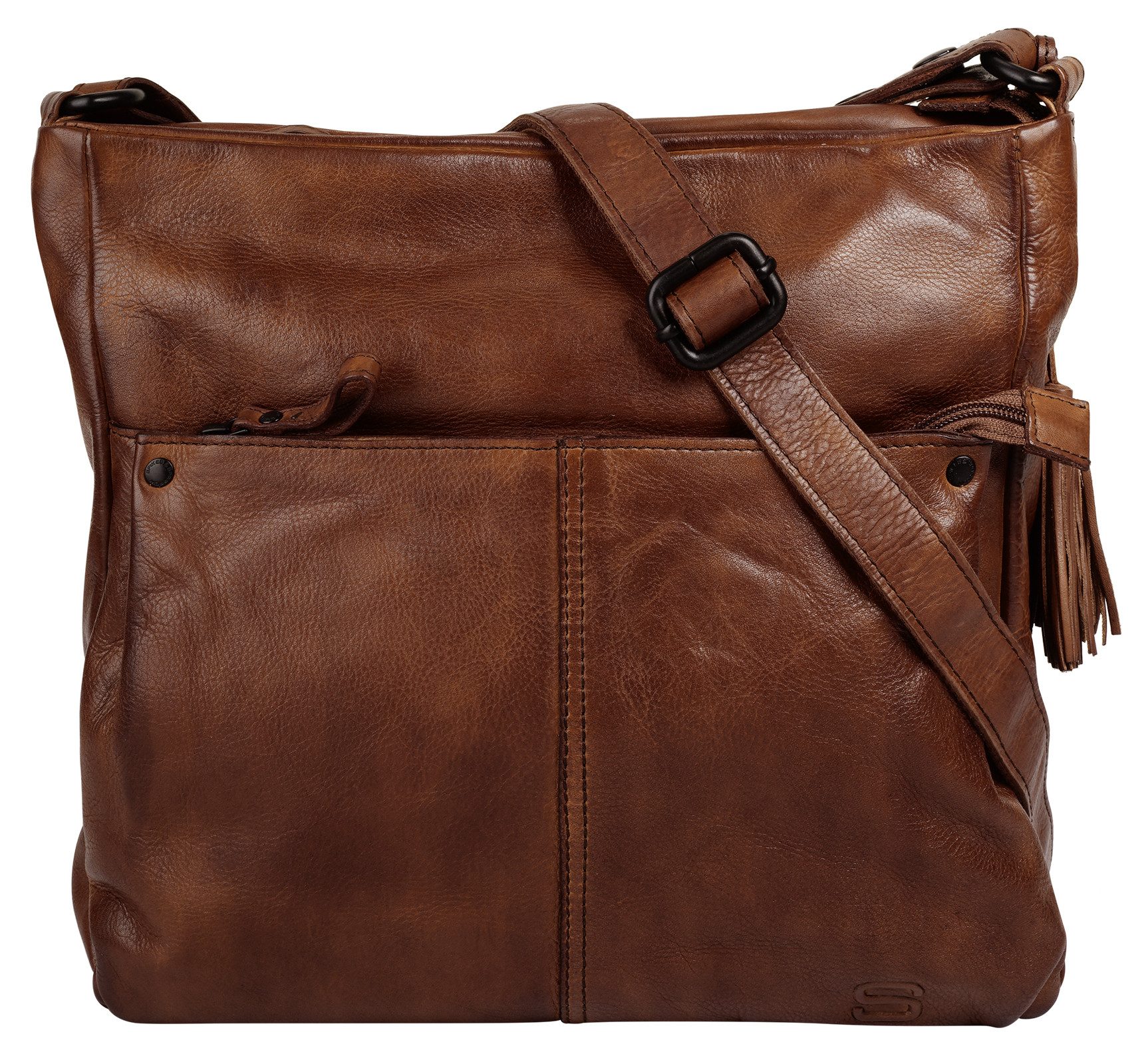 Spikes & Sparrow Umhängetasche, echt Leder günstig online kaufen