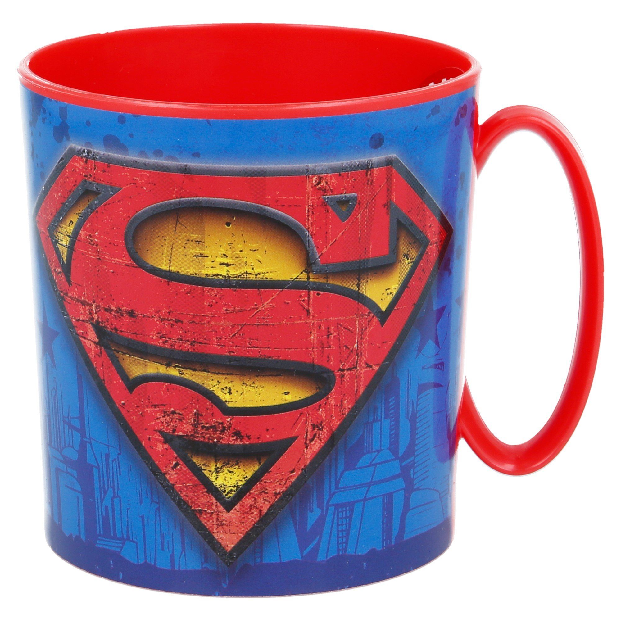 Frühstückset Kunststoff, (3-tlg), Kinder Kindergeschirr-Set Superman