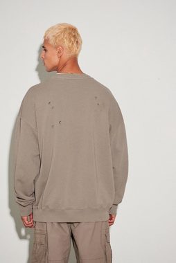Next Sweatshirt EDIT Geripptes Rundhalssweatshirt (1-tlg)
