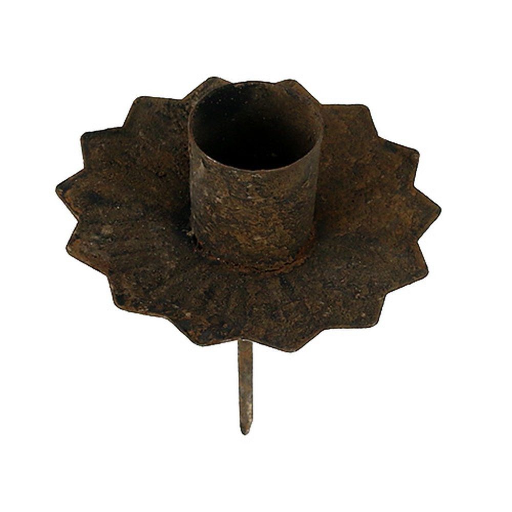 Viana Kerzenhalter Spitzkerzenhalter Metall Rost Vintage günstig online kaufen