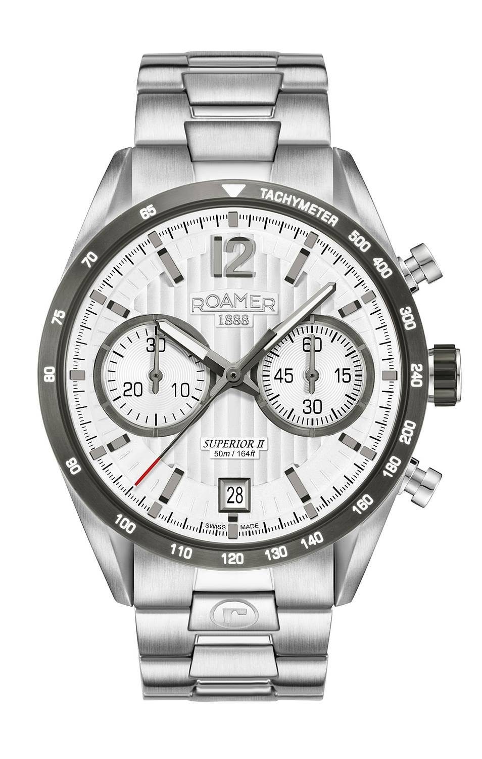 Superior Schweizer Uhr Roamer Chrono II