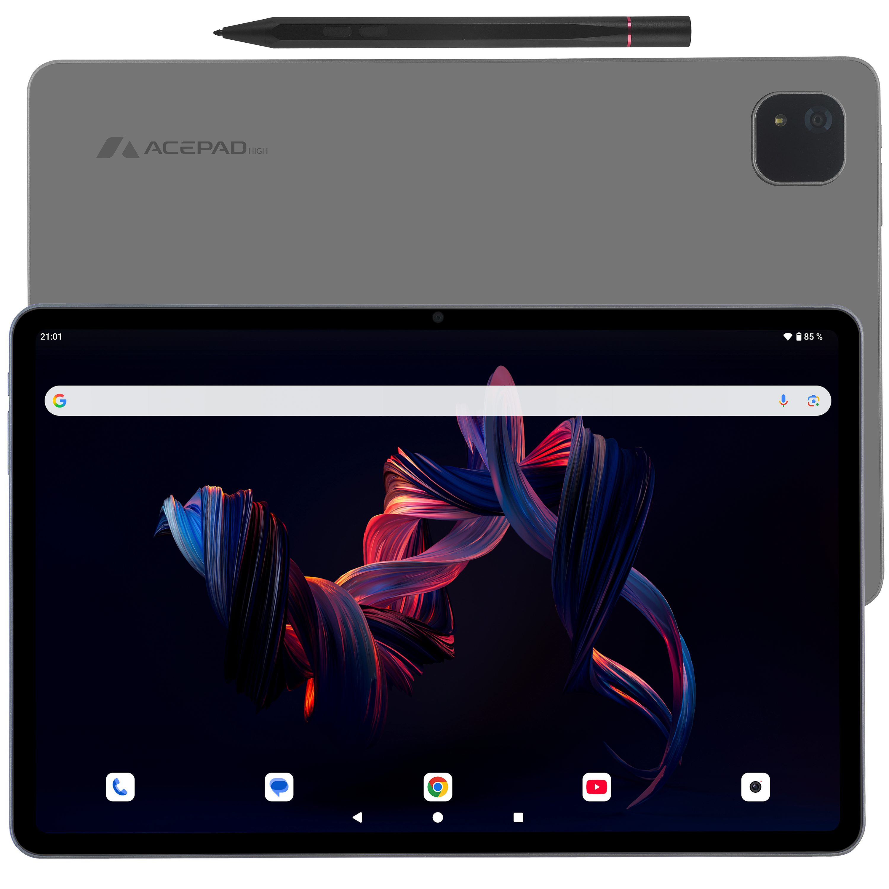 Acepad HIGH Tablet 12 Zoll mit Stift, 256GB, WLAN+LTE Premium Tablet (12", 256 GB, Android 15, 4G LTE + WLAN, 8+16GB RAM, 12.2", 2560x1600, 2.5K Display unterstützt aktiven Stift)