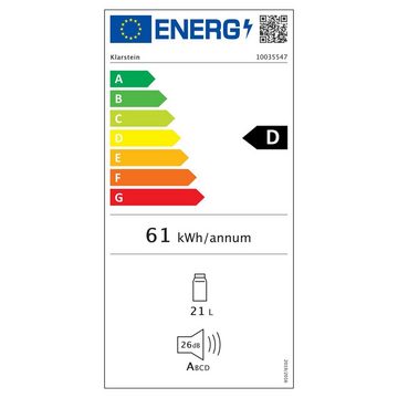 Klarstein Thermobehälter BeerBelly 21 Elektrische Kühlbox, Polyethylen,Polypropylen,Polyurethan